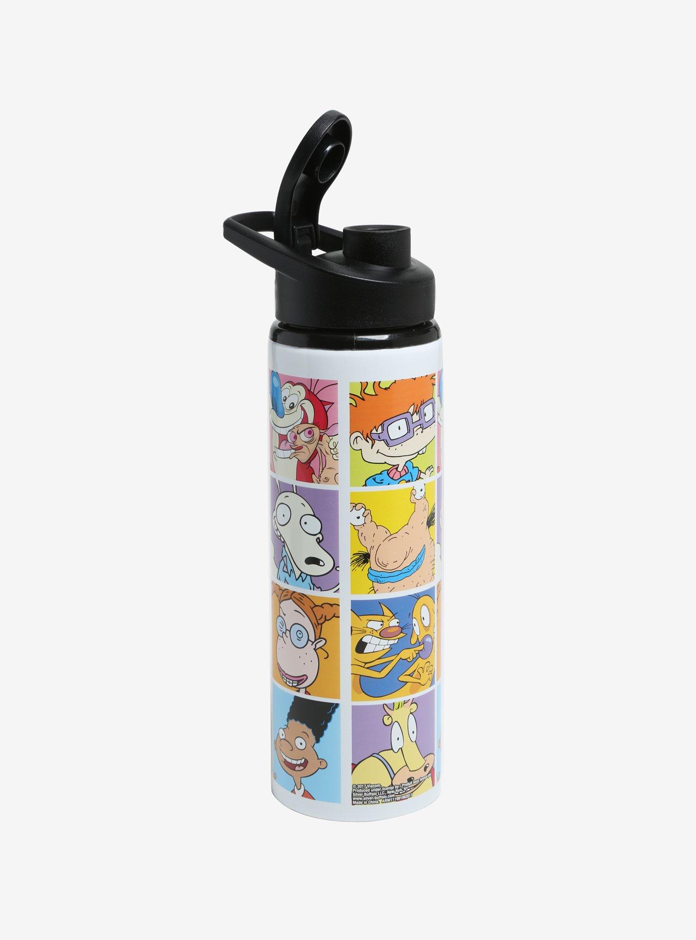 Nickelodeon Retro Characters Stainless Steel Water Bottle, , alternate