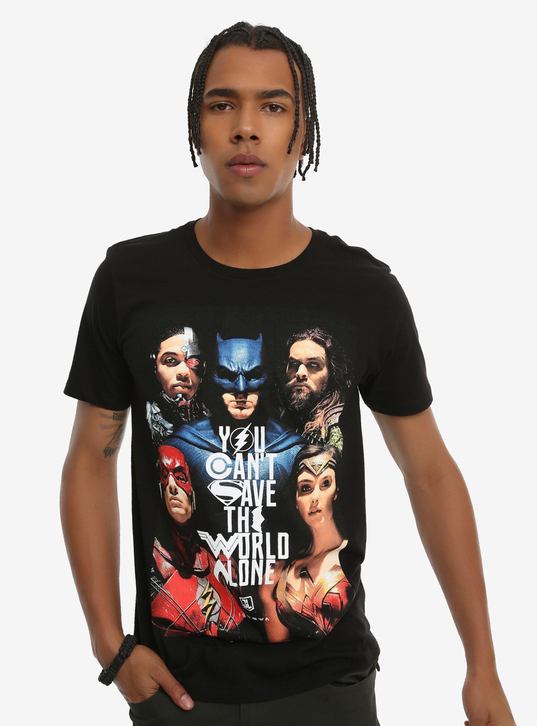 DC Comics Justice League Poster T-Shirt, , alternate