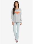DC Comics Wonder Woman Tie-Front Sweatshirt, , alternate