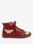 Plus Size DC Comics Wonder Woman Faux Leather Hi-Top Sneakers, , alternate