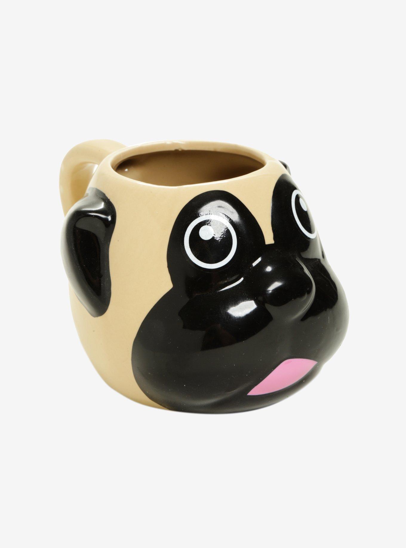 Pug Ceramic Mug, , alternate