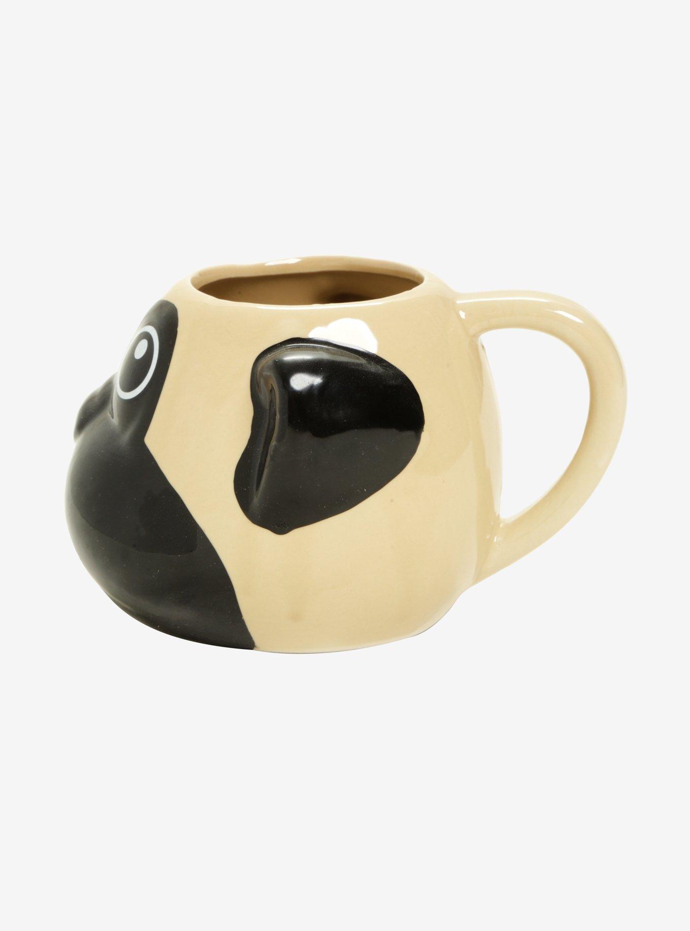 Pug Ceramic Mug, , alternate