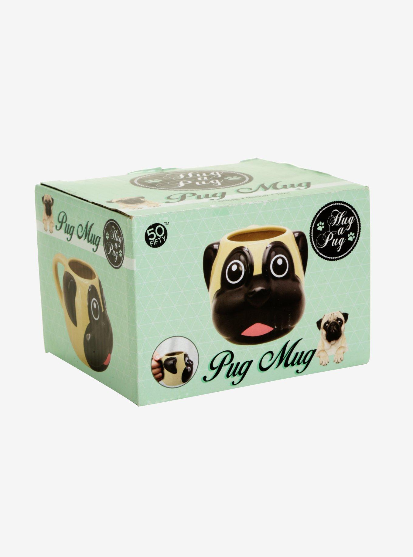 Pug Ceramic Mug, , alternate