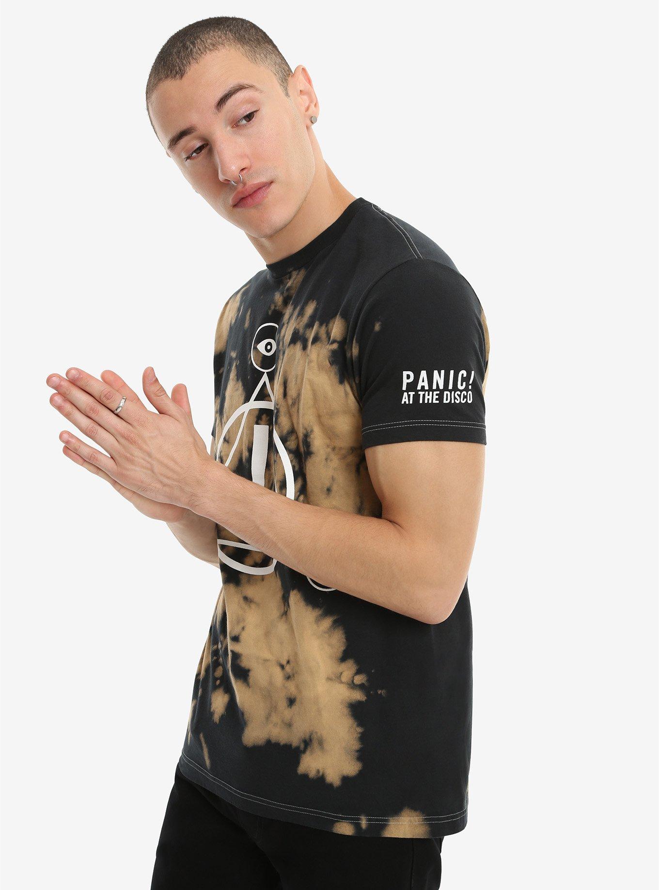 Panic! At The Disco Symbols Logo Bleach Wash T-Shirt, , alternate