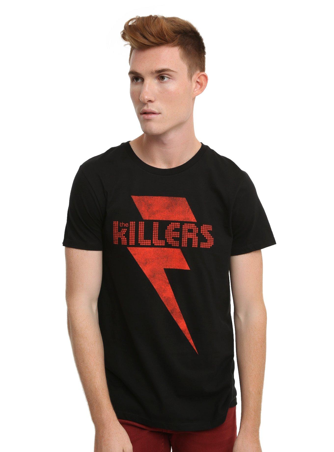 The Killers Red Lightening Logo T-Shirt, , alternate