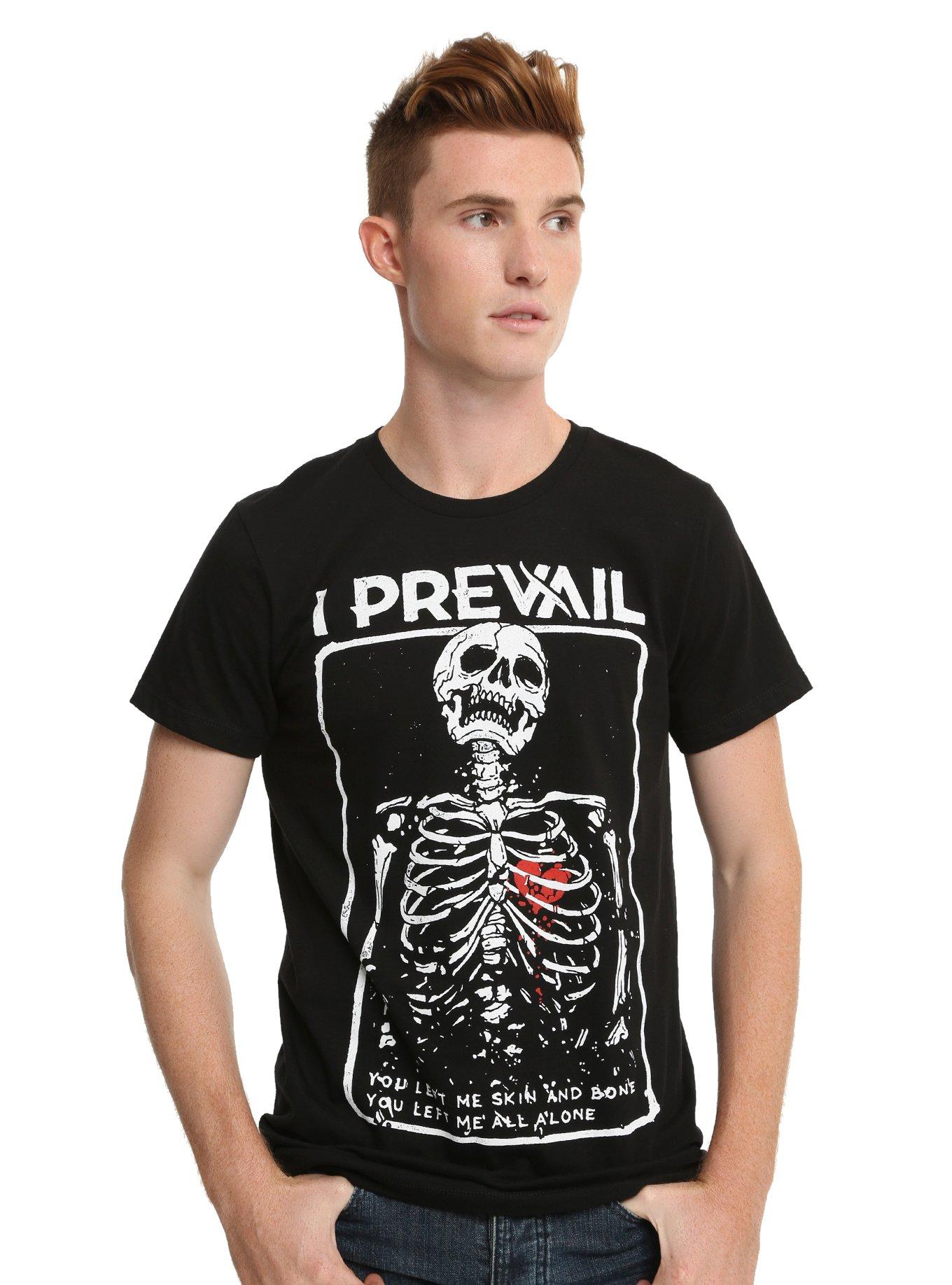 I Prevail Alone Skeleton T-Shirt, , alternate