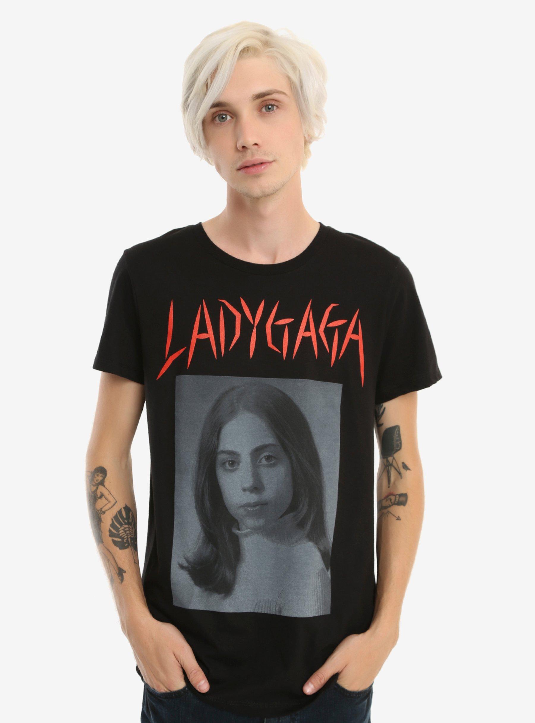 Lady Gaga School Photo T-Shirt, , alternate