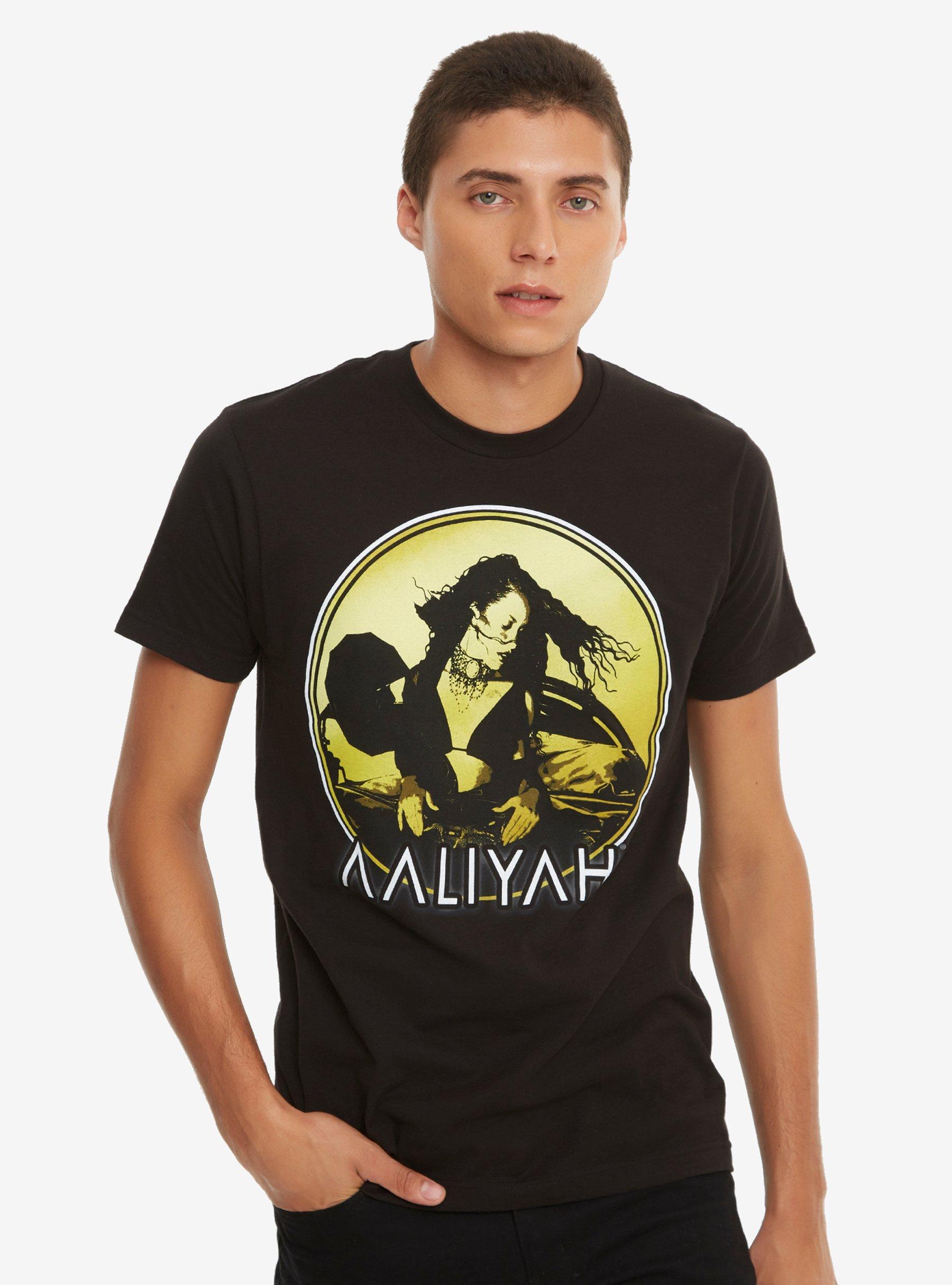 Aaliyah Gold Photo T-Shirt, , alternate