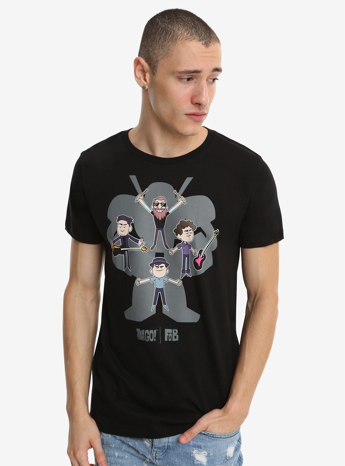 Fall Out Boy Teen Titans Go! Band T-Shirt, , alternate