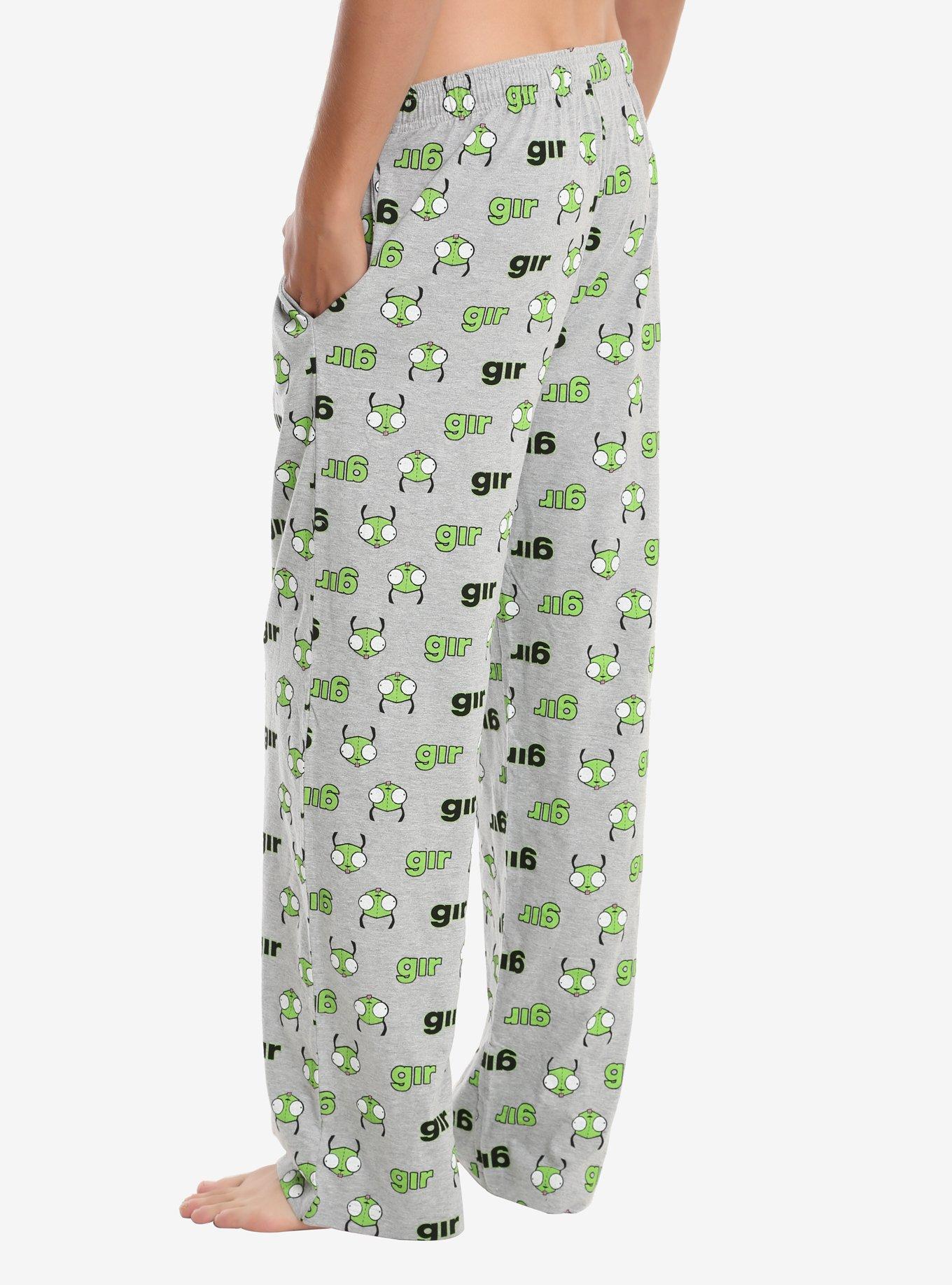 Invader Zim Gir Print Guys Pajama Pants, , alternate