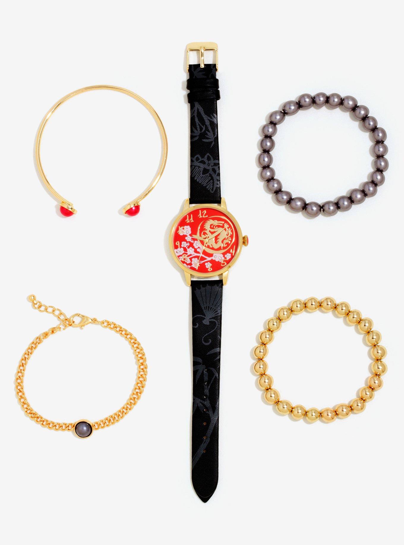 Disney Mulan Dragon Watch Bracelet Set - BoxLunch Exclusive, , alternate