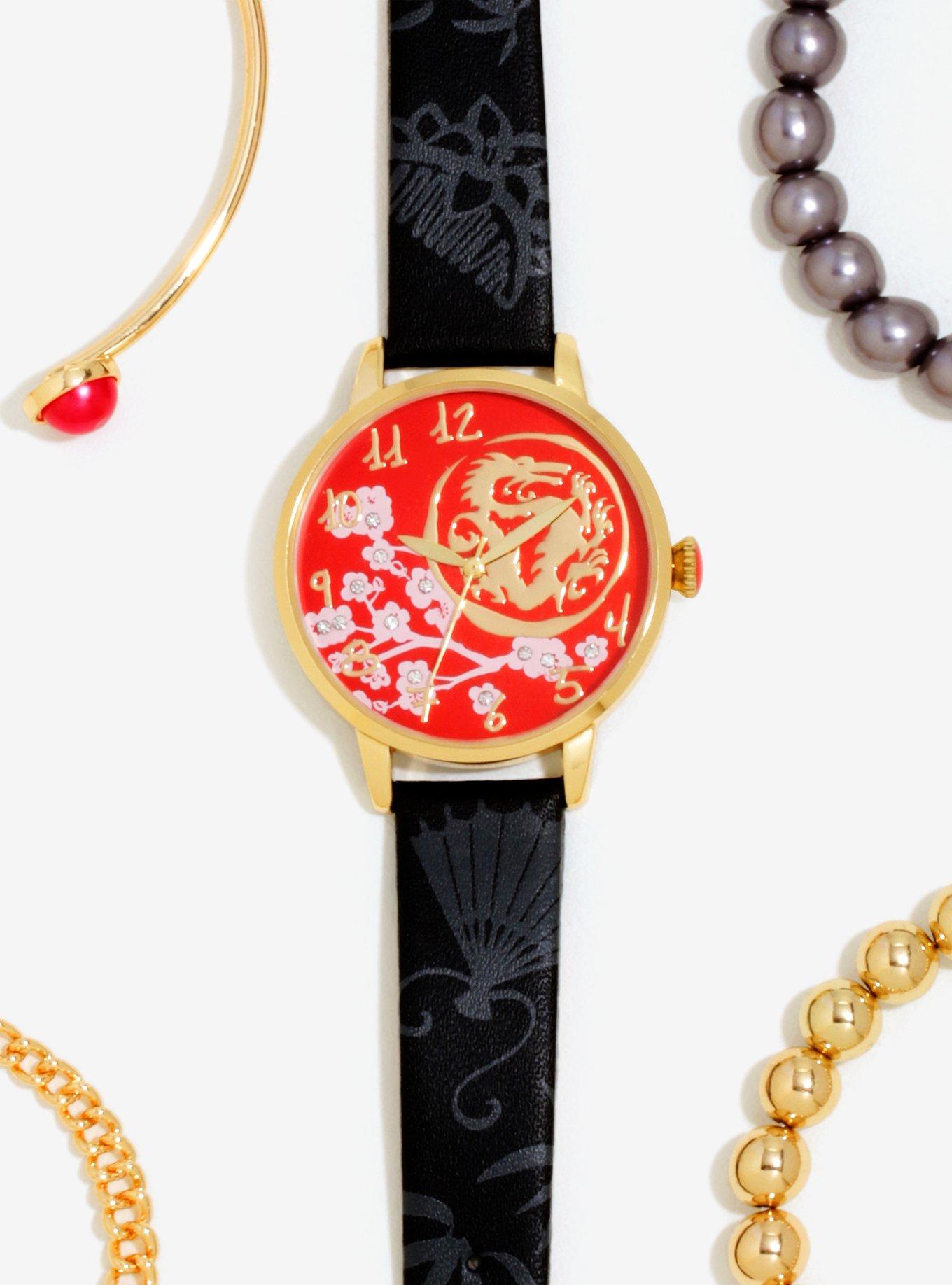 Disney Mulan Dragon Watch Bracelet Set - BoxLunch Exclusive, , alternate