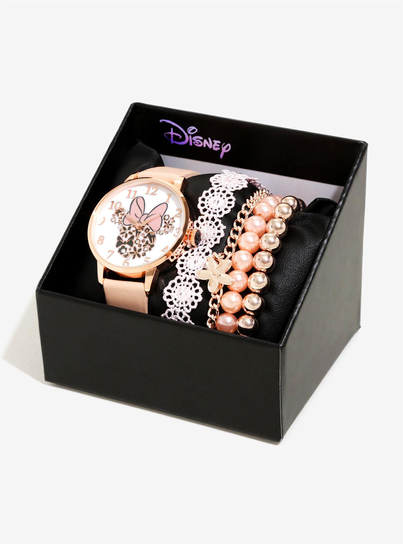 Disney Minnie Mouse Watch & Bracelet Set - BoxLunch Exclusive, , alternate