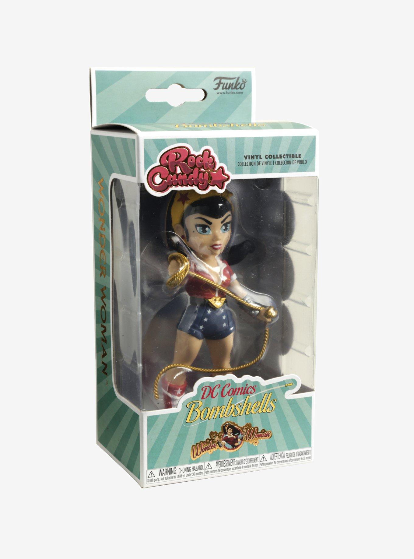 Funko Rock Candy DC Comics Bombshells Wonder Woman Vinyl Figure, , alternate