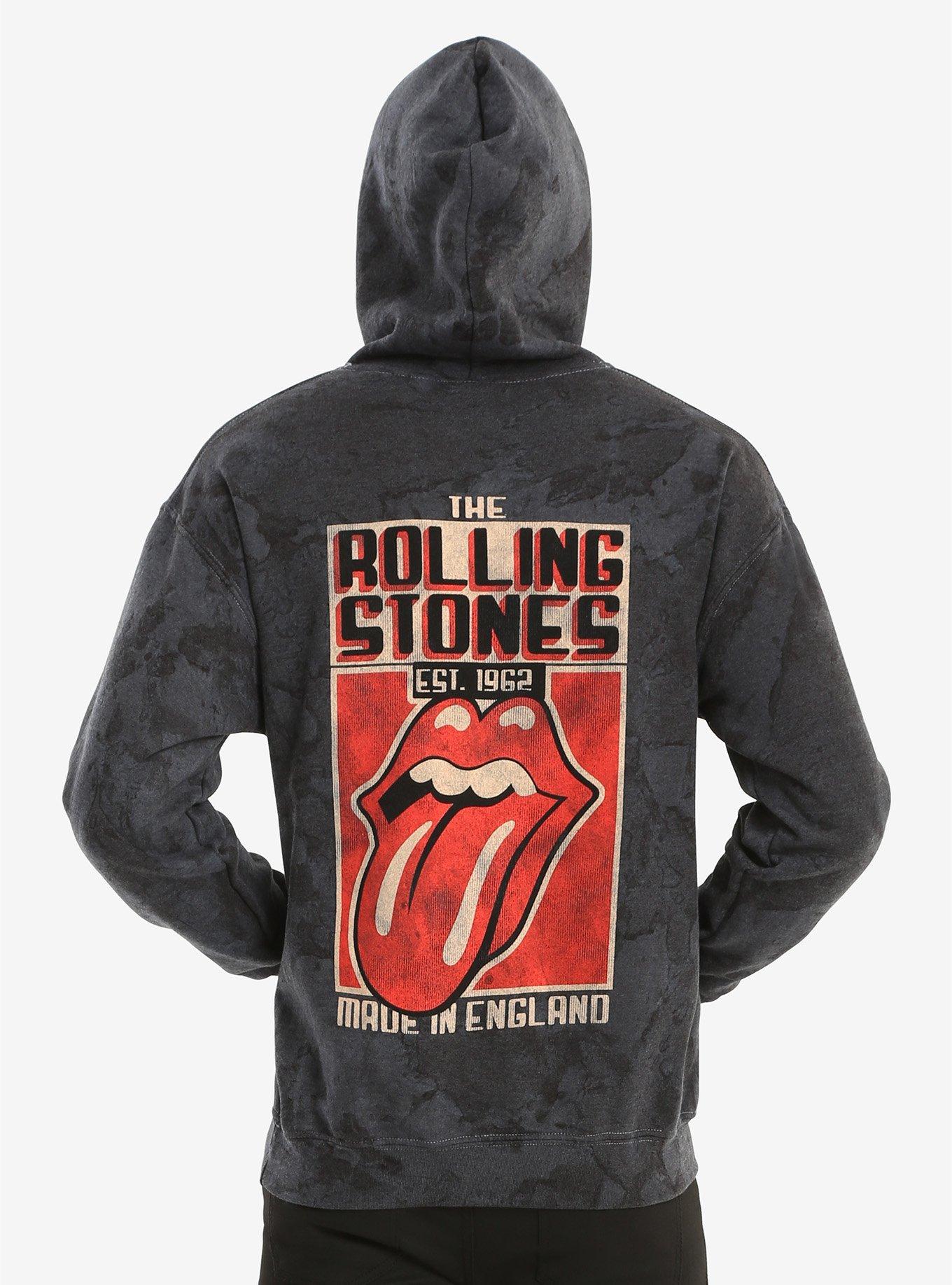 The Rolling Stones Made In England Wash Hoodie, , alternate