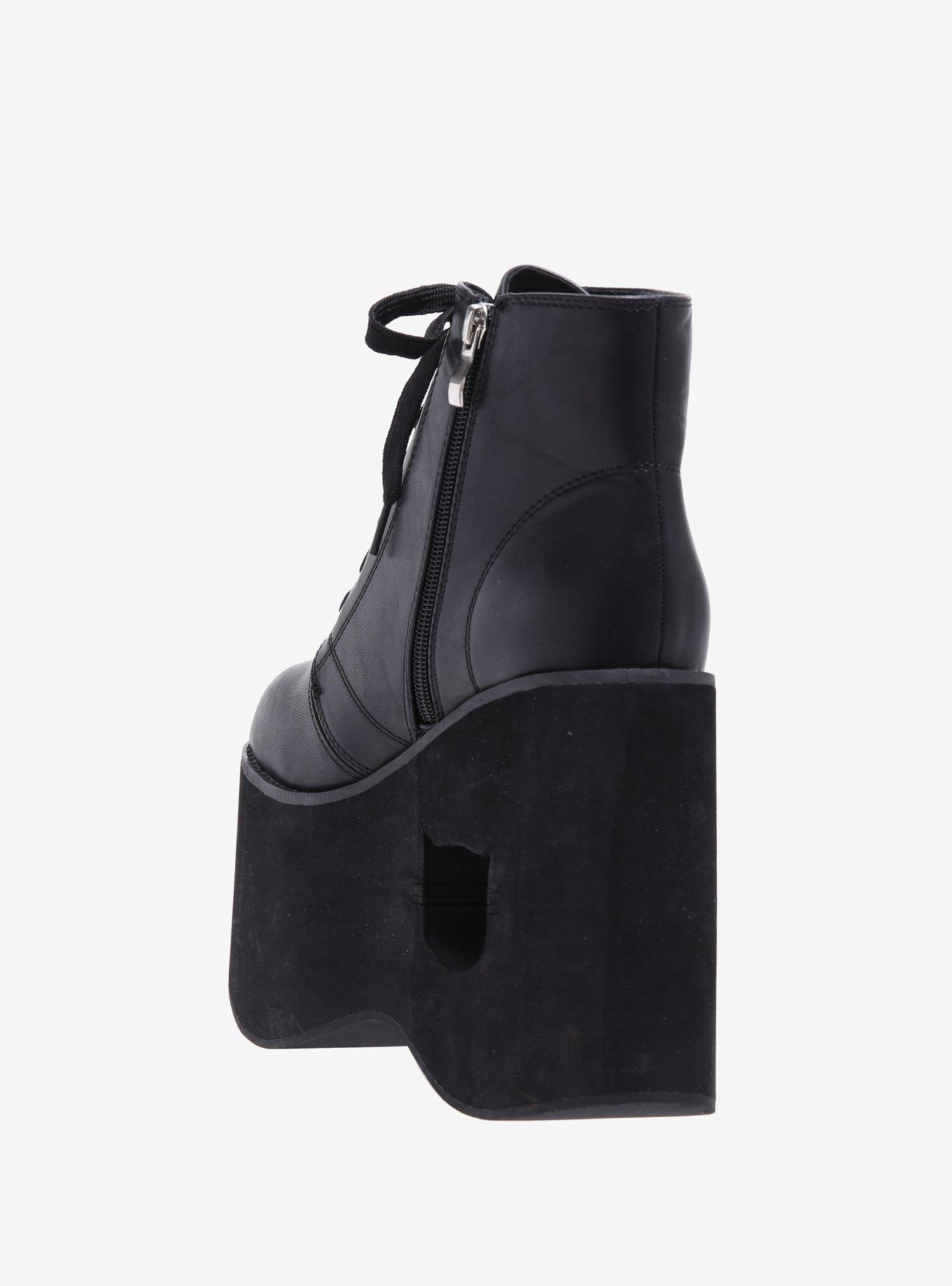 Cat Cutout Platform Booties, , alternate