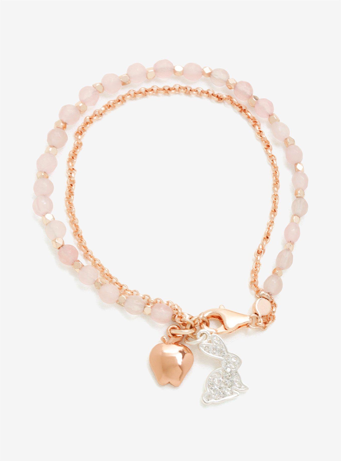 Disney Snow White And The Seven Dwarfs Rose Gold Charm Bracelet - BoxLunch Exclusive, , alternate