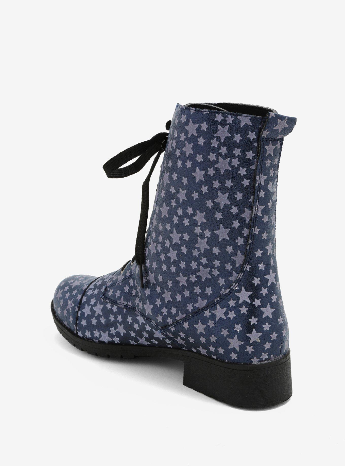 Glow-In-The-Dark Star Combat Boots, , alternate