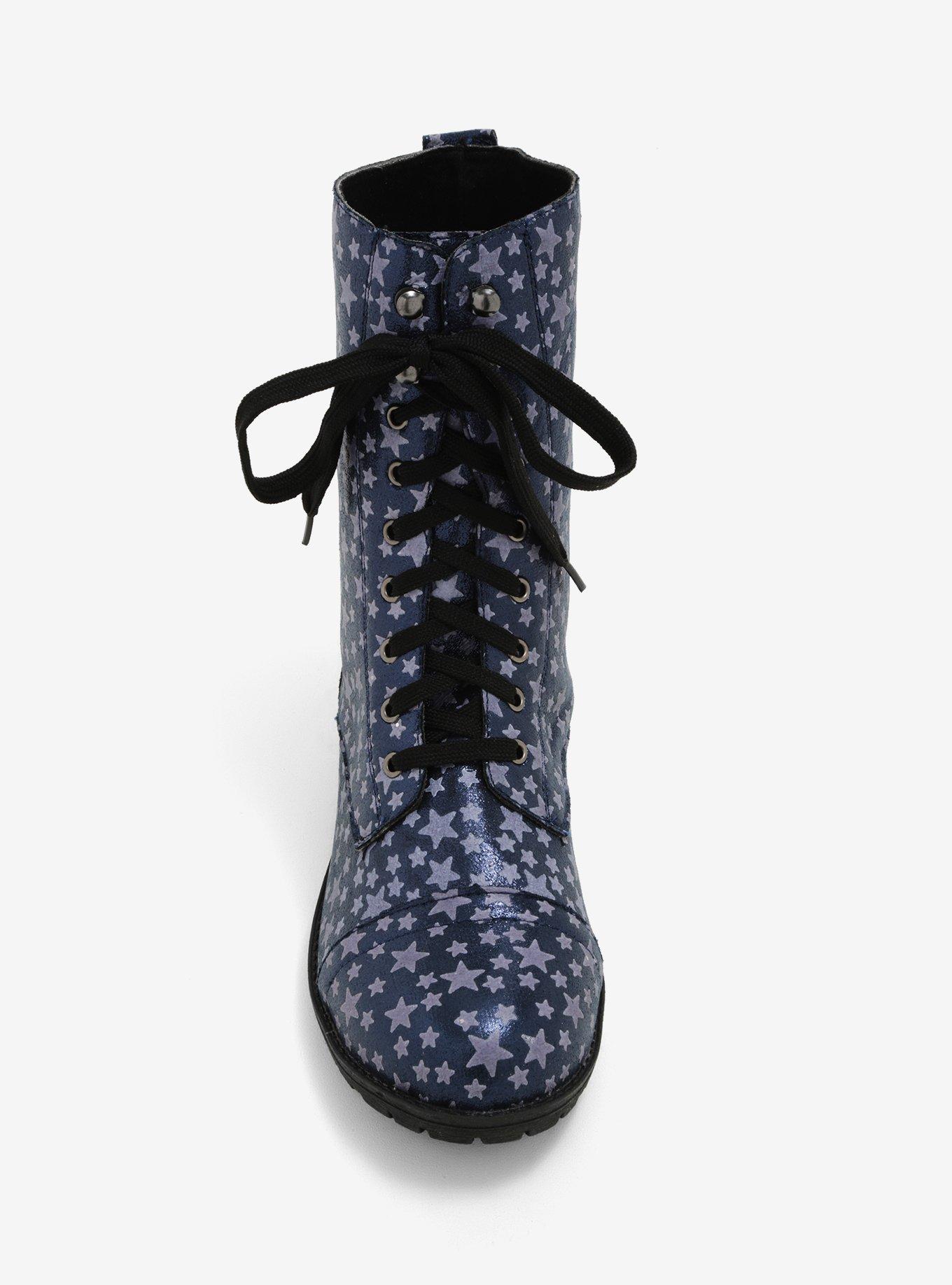 Glow-In-The-Dark Star Combat Boots, , alternate