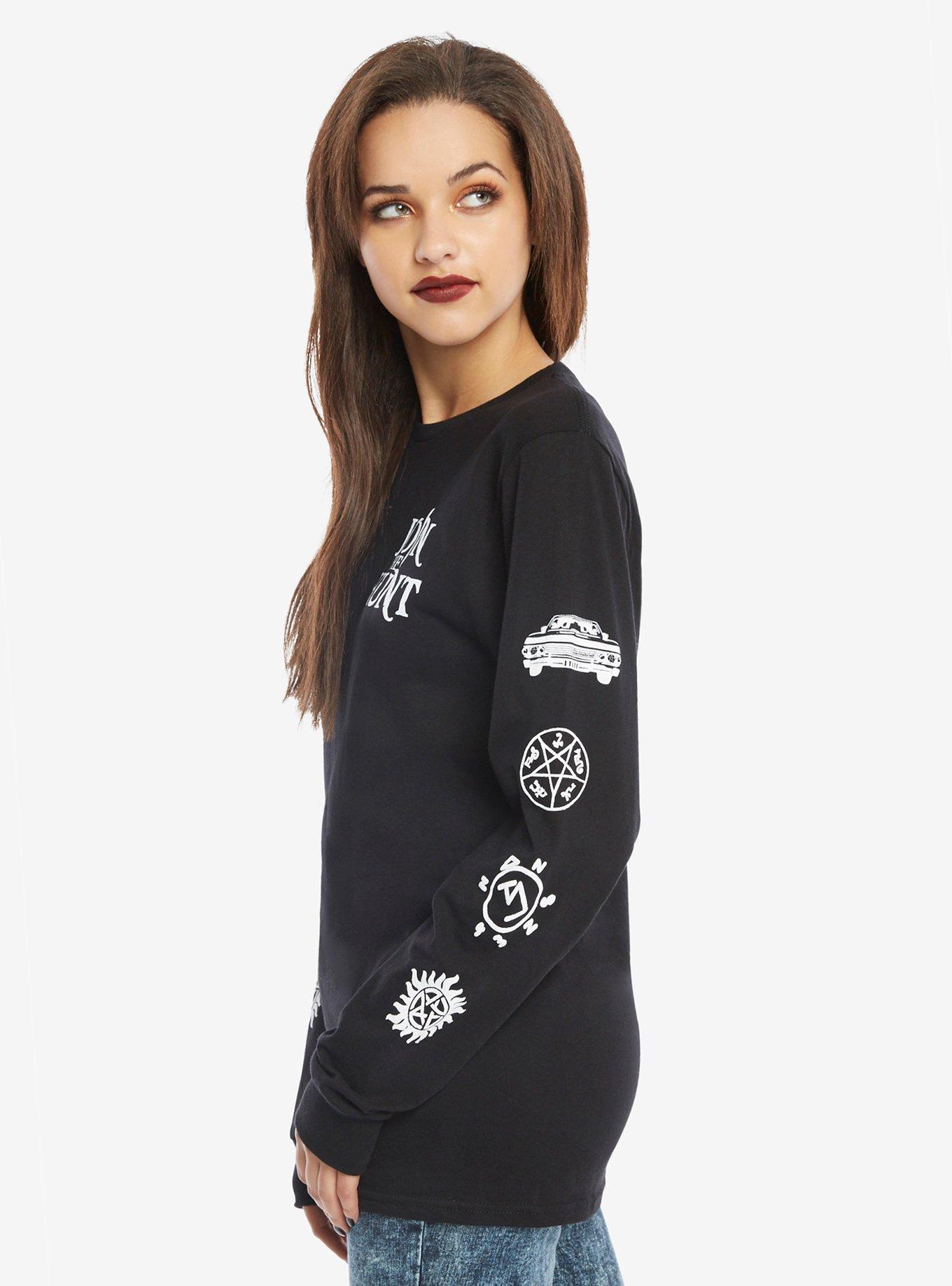 Supernatural Join The Hunt Girls Long-Sleeve T-Shirt, , alternate