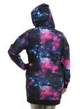 Galaxy Hoodie Dress Plus Size, , alternate