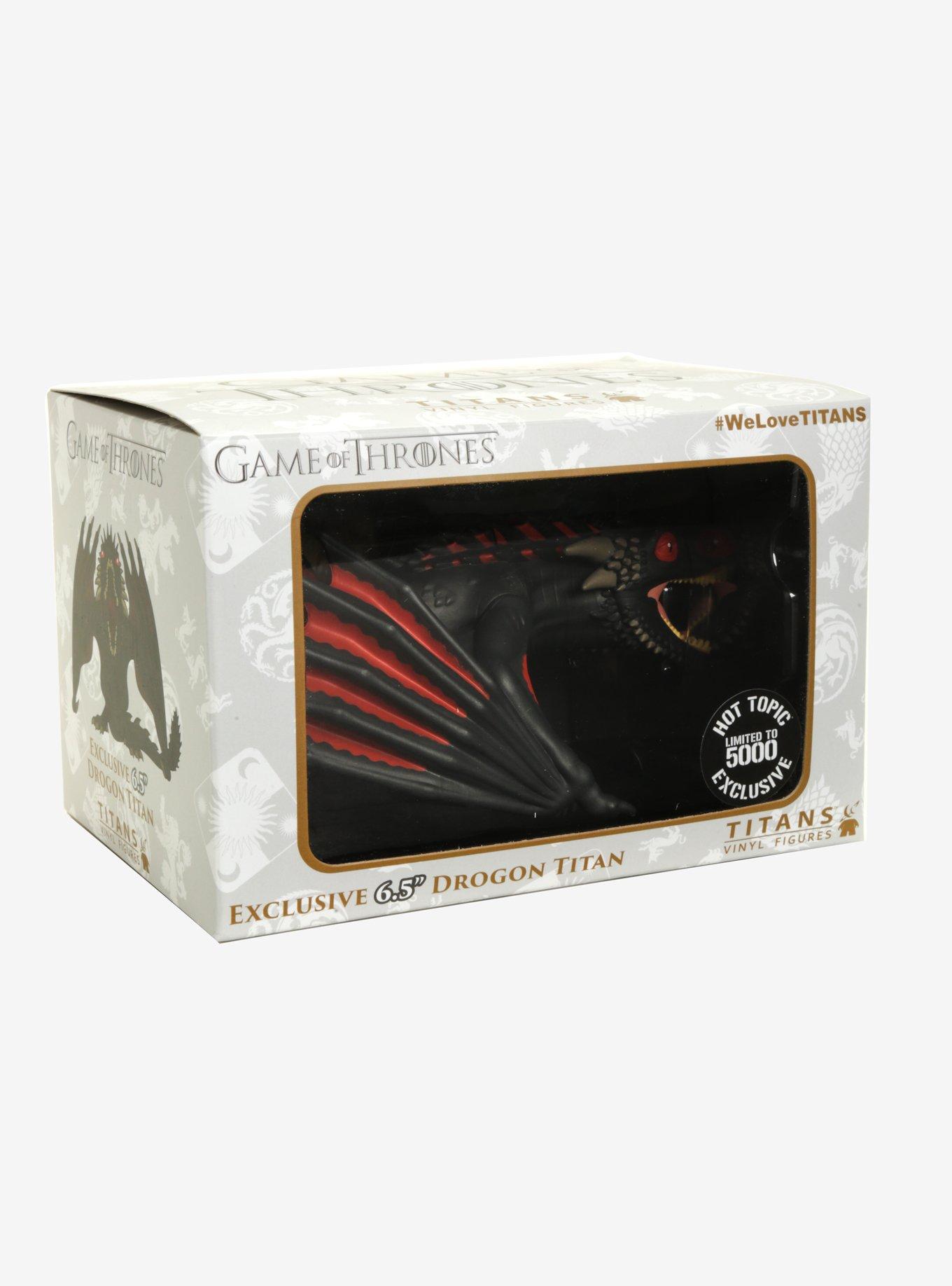 Game Of Thrones Drogon 6 1/2 Inch Titans Vinyl Figure Hot Topic Exclusive, , alternate