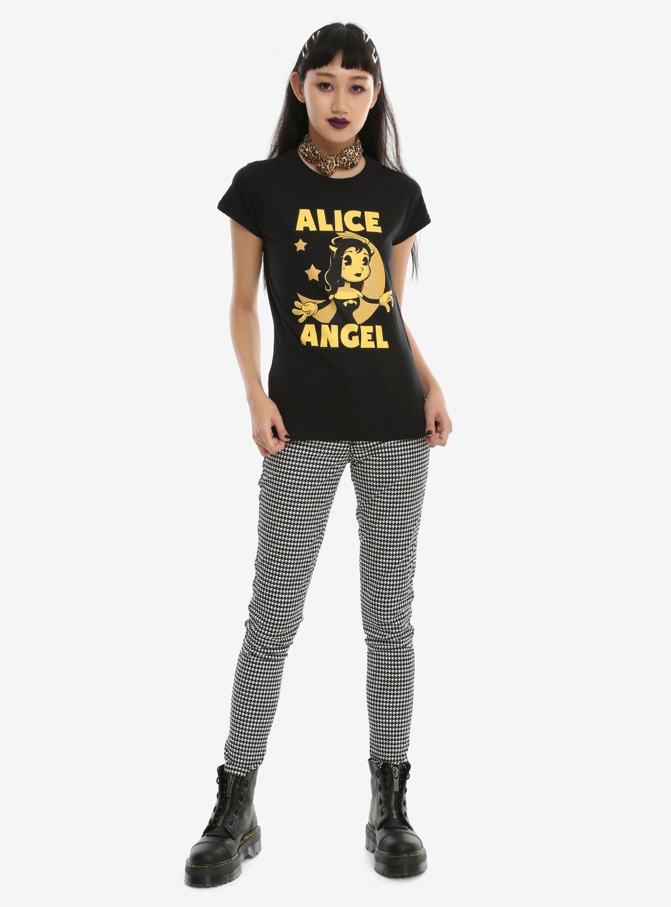 Bendy And The Ink Machine Alice Angel Moon Girls T-Shirt, , alternate