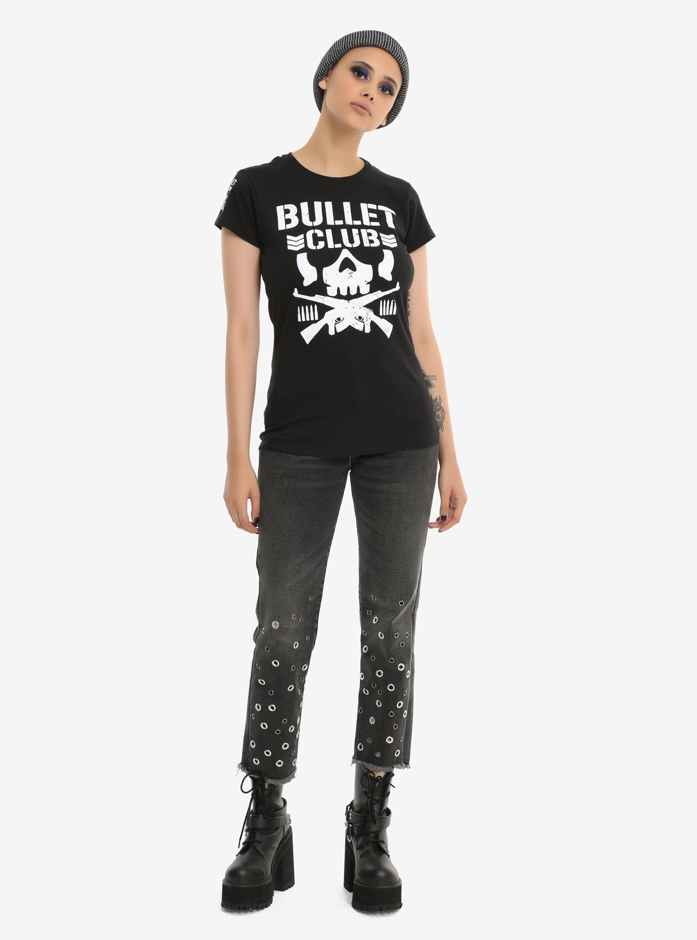 New Japan Pro-Wrestling Bullet Club Logo Girls T-Shirt, , alternate