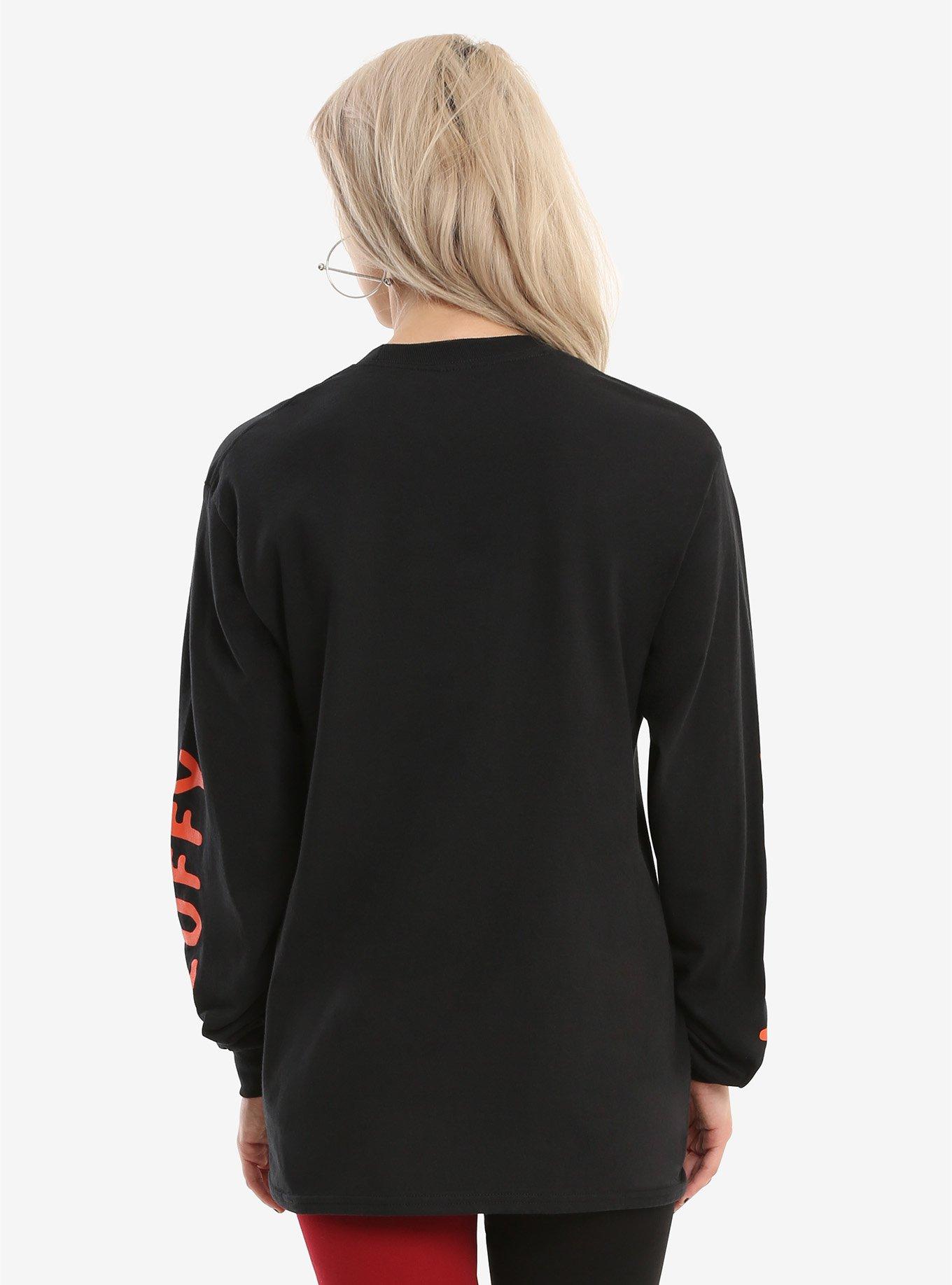 Disney Lilo & Stitch Cute & Fluffy Girls Long-Sleeve T-Shirt, BLACK, alternate