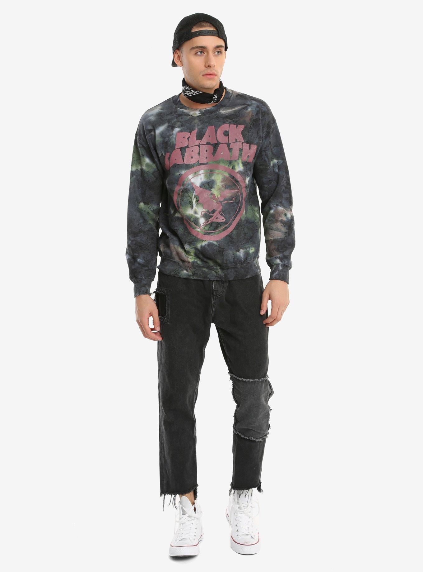 Black Sabbath Henry Bleach Wash Sweatshirt, , alternate