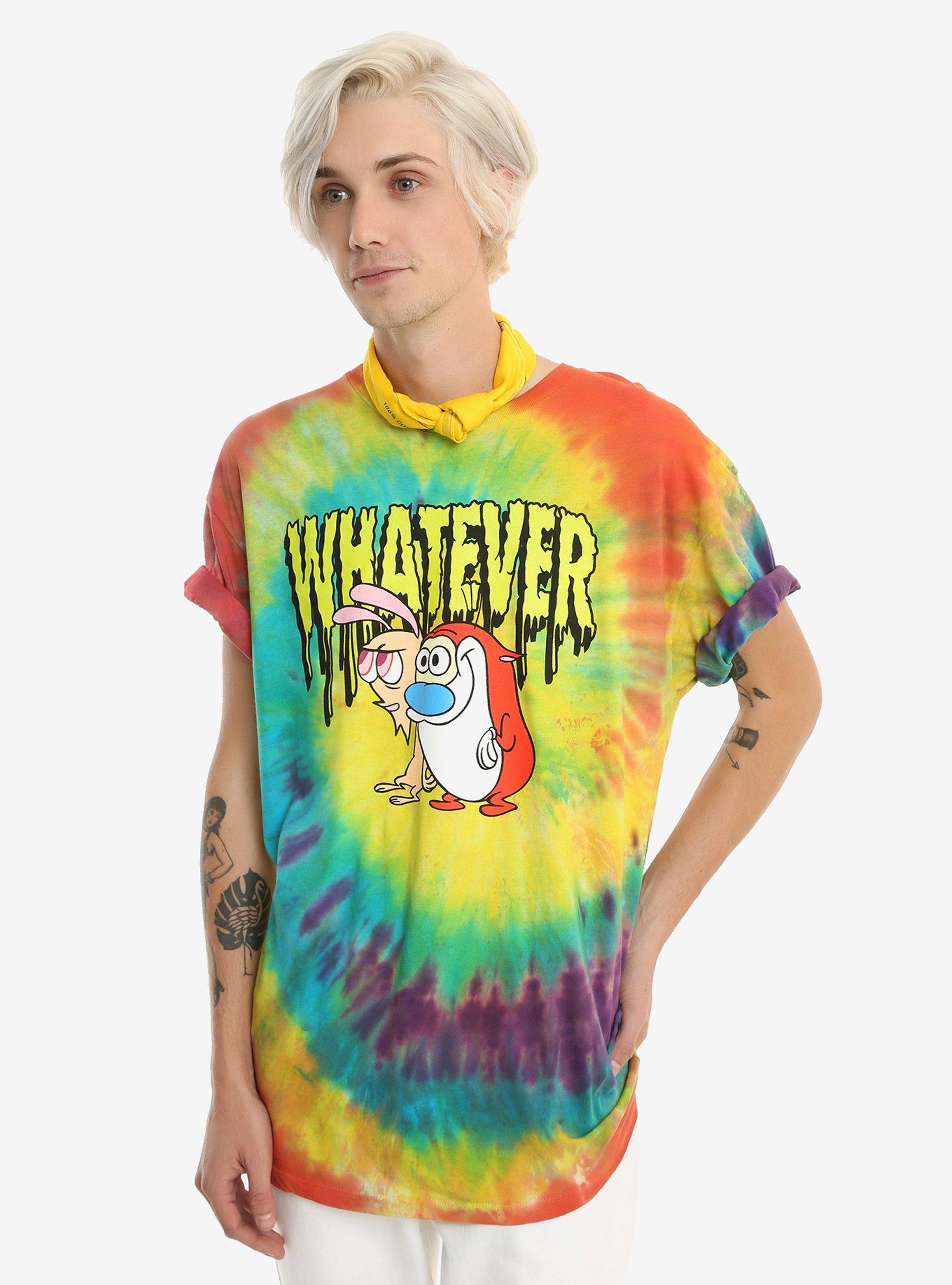 The Ren & Stimpy Show Whatever Tie Dye T-Shirt, , alternate