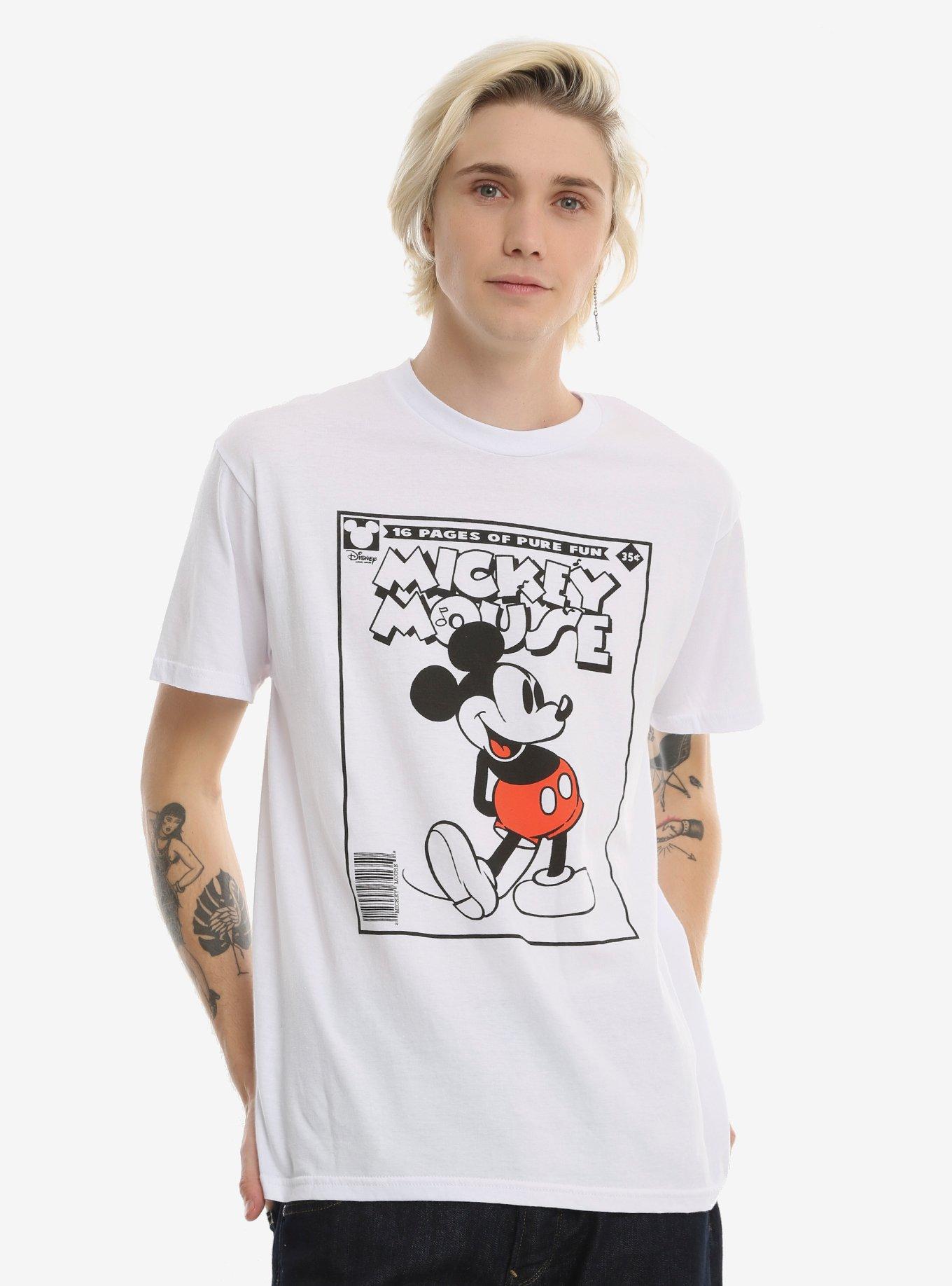 Disney Mickey Mouse Comic Book Cover T-Shirt, , alternate