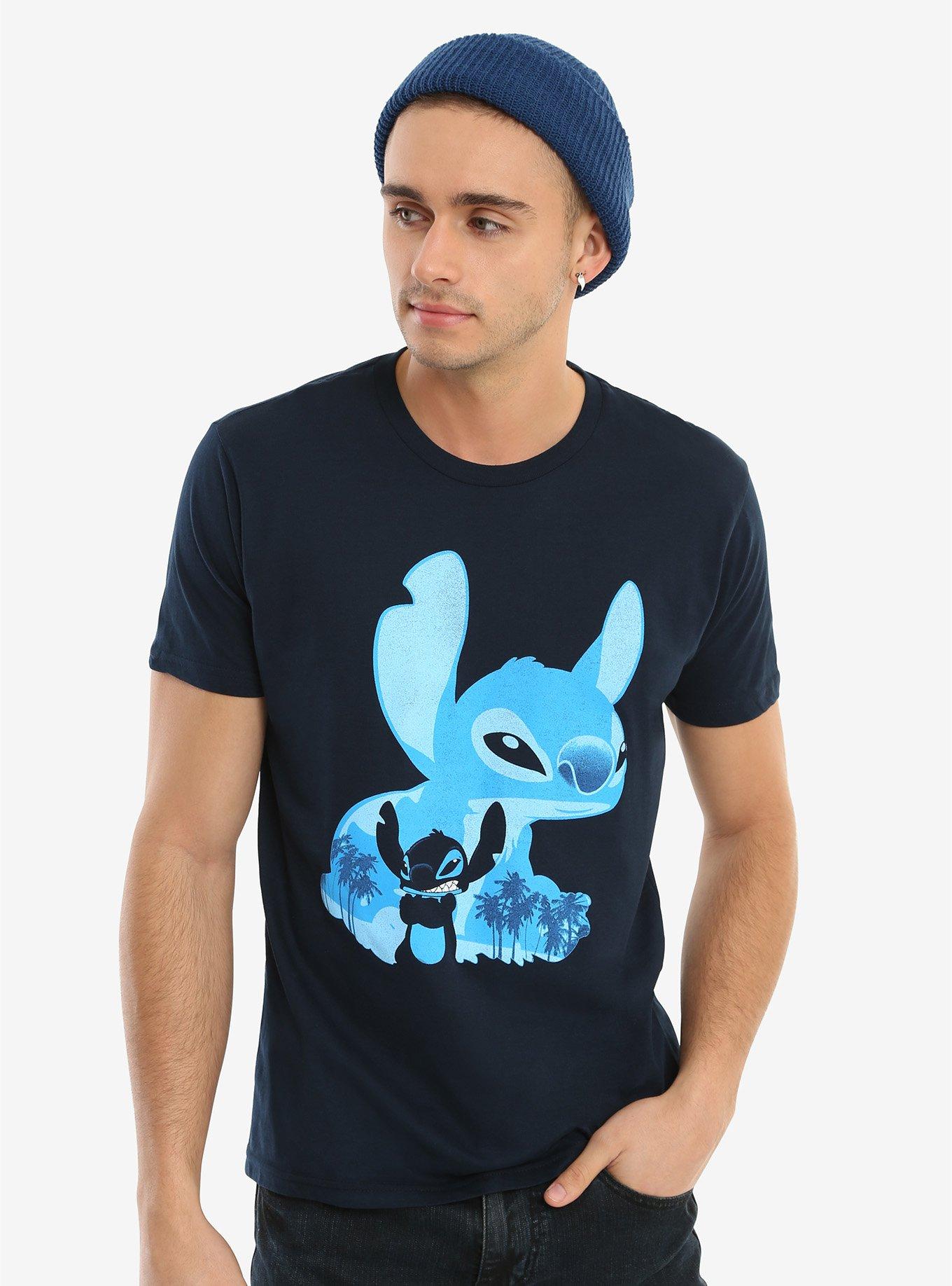 Disney Lilo & Stitch Growl Silhouette T-Shirt, , alternate