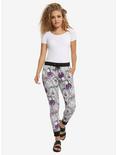 Disney Villains Stained Glass Print Joggers, , alternate