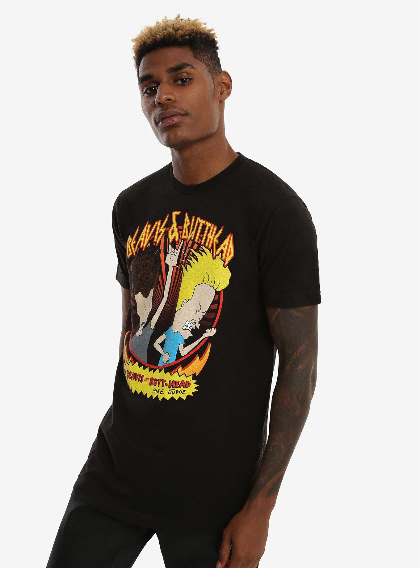 Beavis And Butt-Head Metal T-Shirt, , alternate