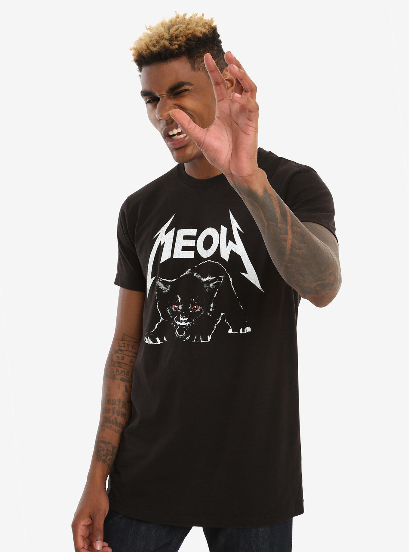 Meow Metal T-Shirt, , alternate