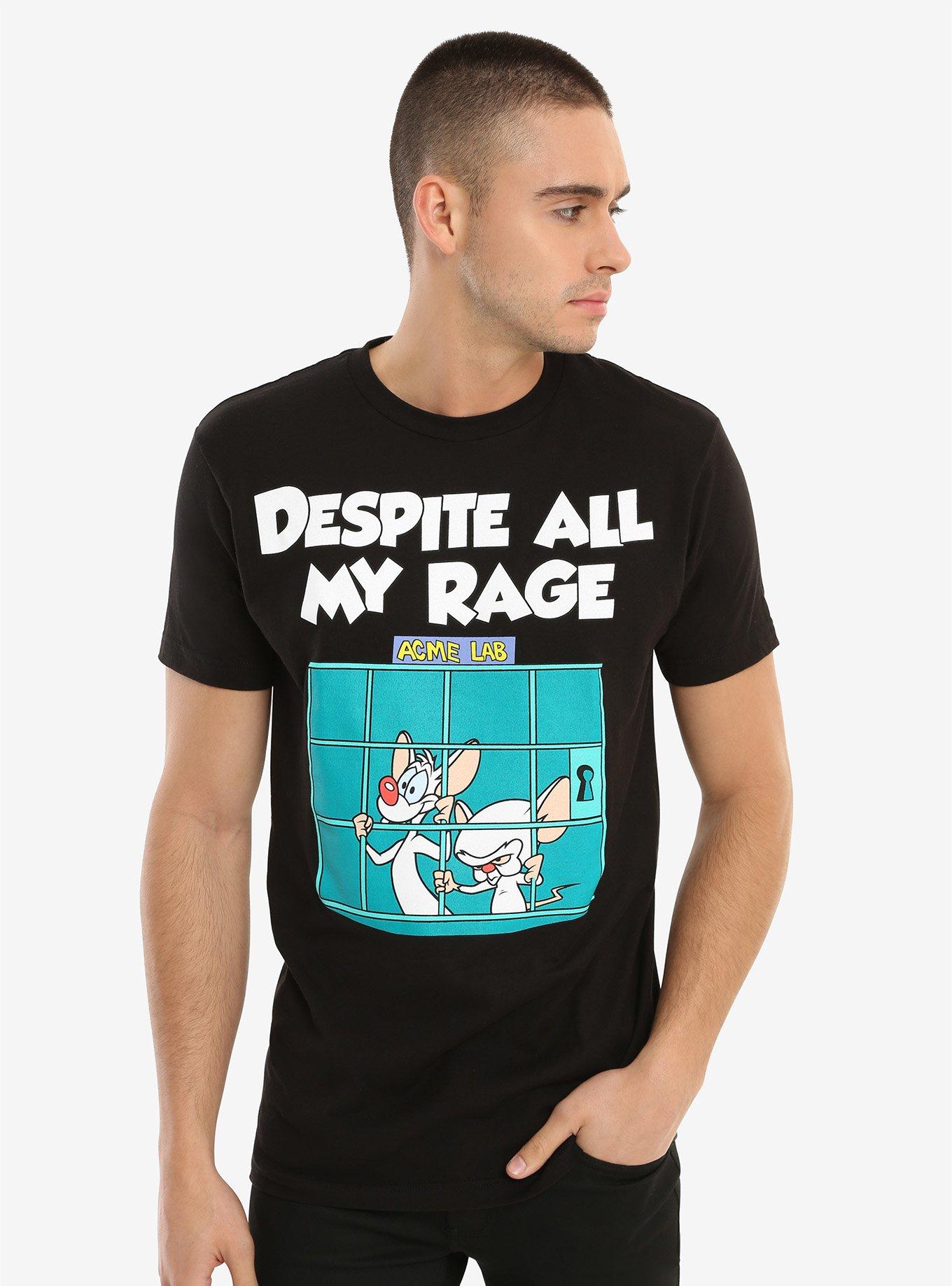 Pinky And The Brain Despite All My Rage T-Shirt, , alternate