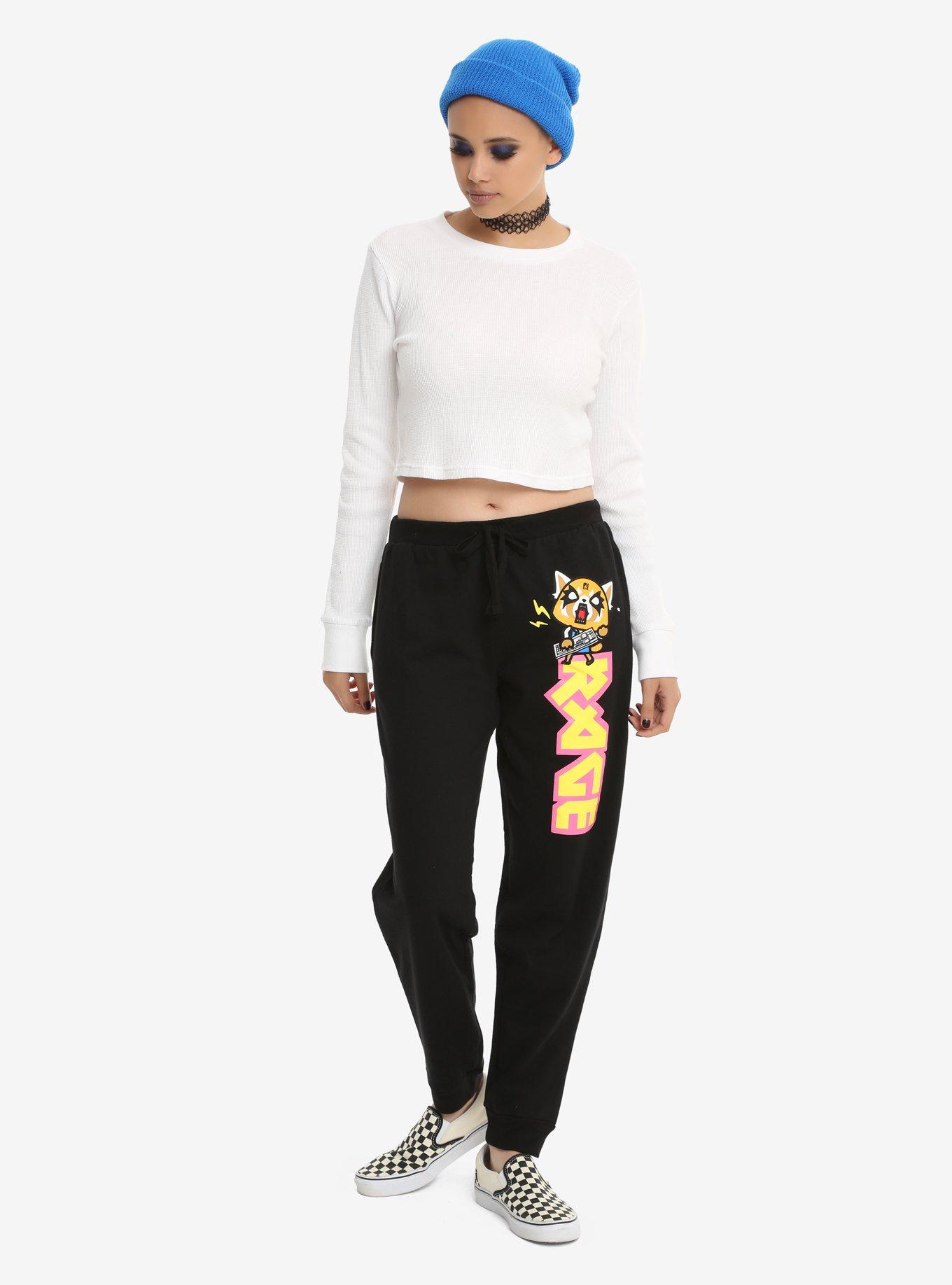 Aggretsuko Rage Girls Jogger Pants, , alternate