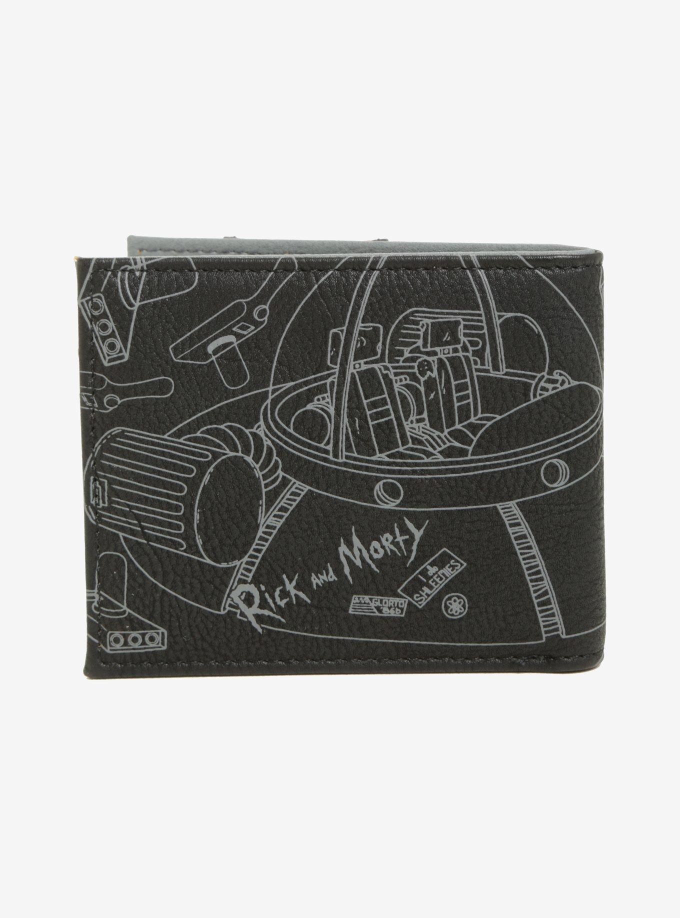 Rick And Morty Eyes Open Bi-Fold Wallet, , alternate