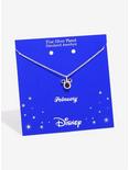 Disney Mickey Mouse February Amethyst Birthstone Necklace, , alternate