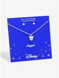 Disney Mickey Mouse August Peridot Birthstone Necklace, , alternate