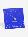 Disney Mickey Mouse December Light Sapphire Birthstone Necklace, , alternate
