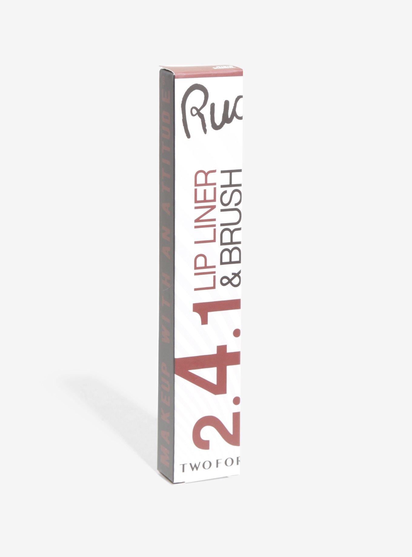 Rude Cosmetics 2.4.1 Scandal Lip Liner & Brush, , alternate