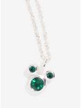 Disney Mickey Mouse May Emerald Birthstone Necklace, , alternate