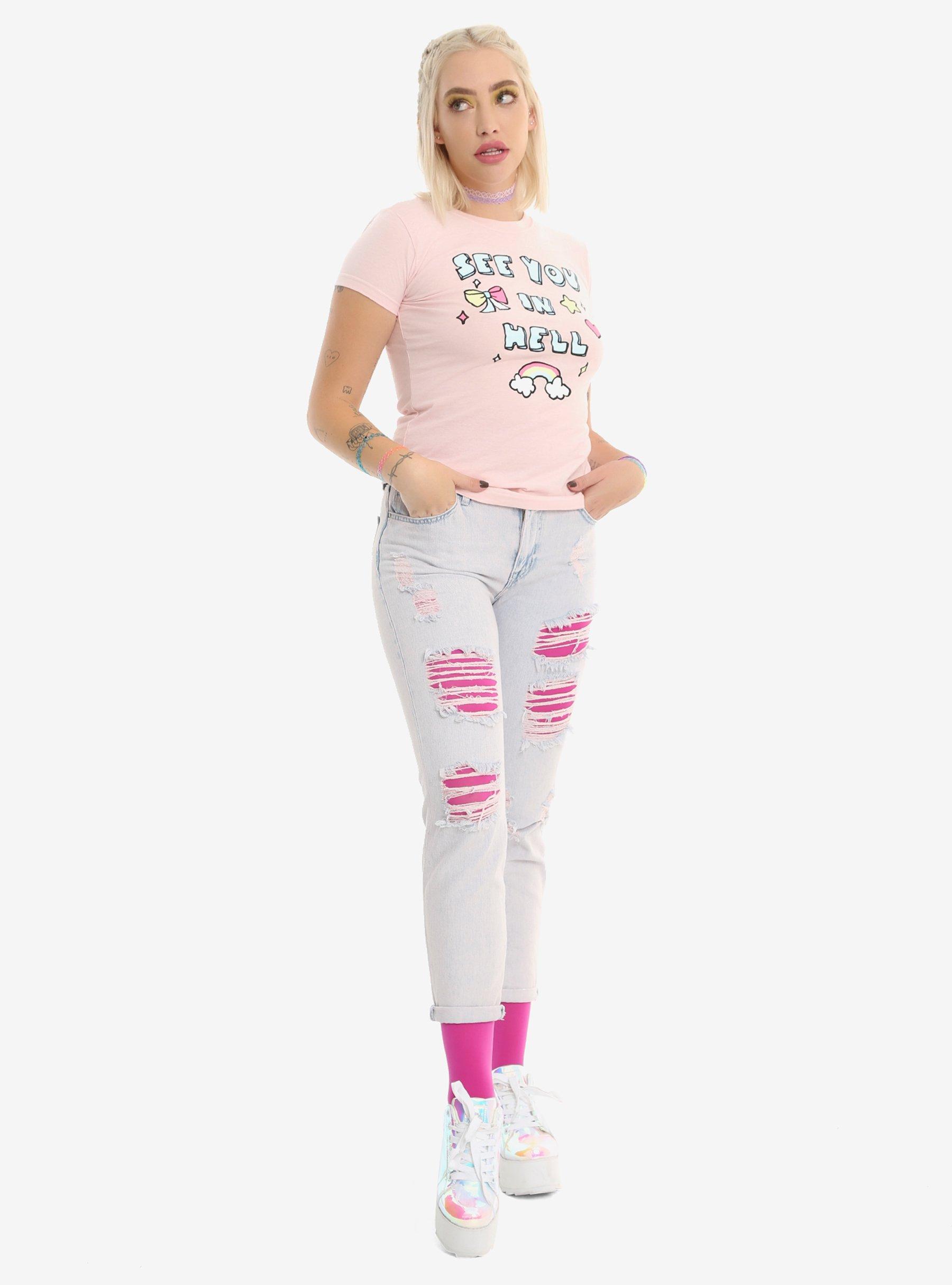 See You In Hell Girls T-Shirt, , alternate