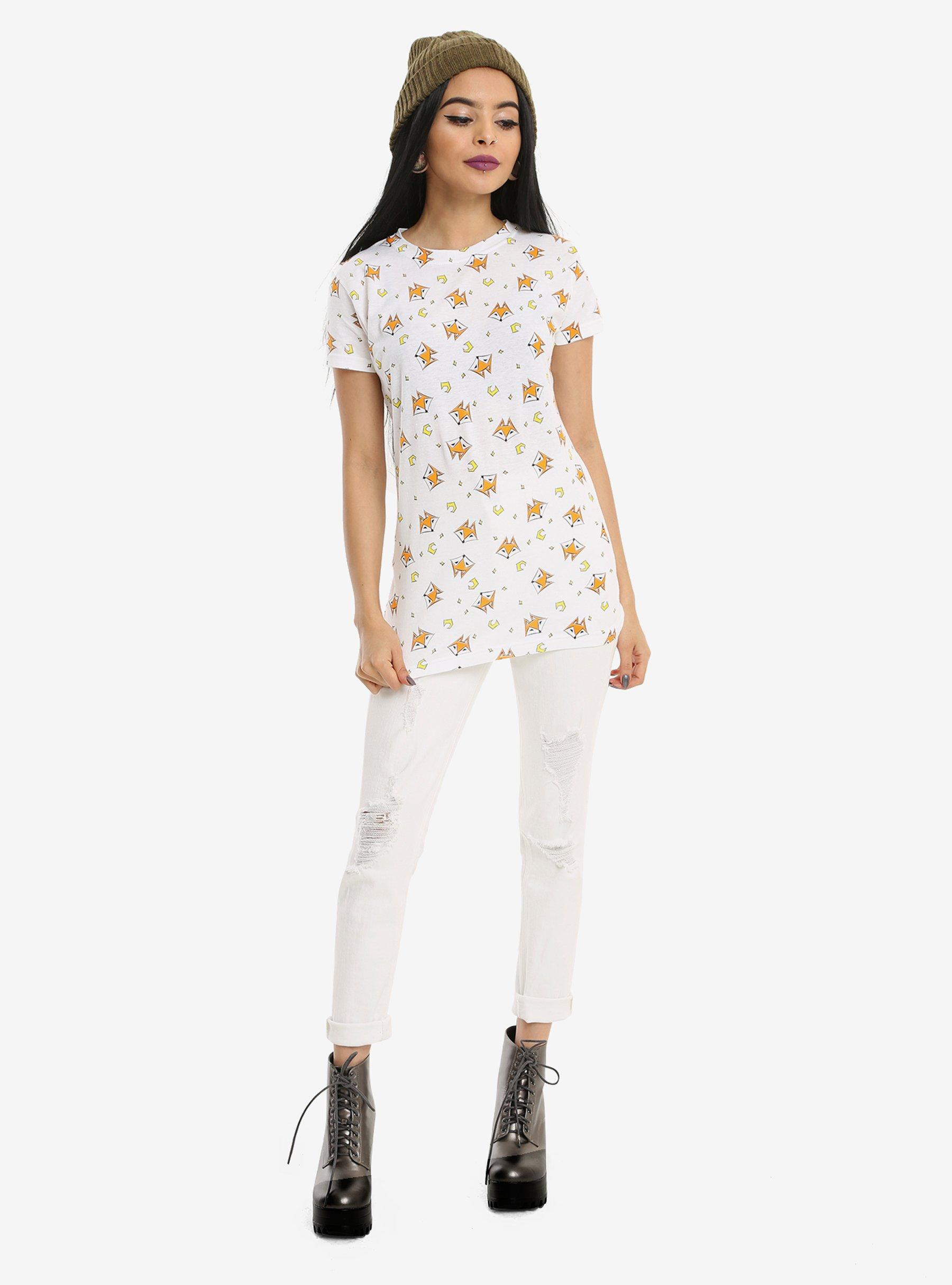 Moon Fox Girls T-Shirt, , alternate