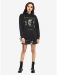 In This Moment Side Lace-Up Girls Hoodie, , alternate