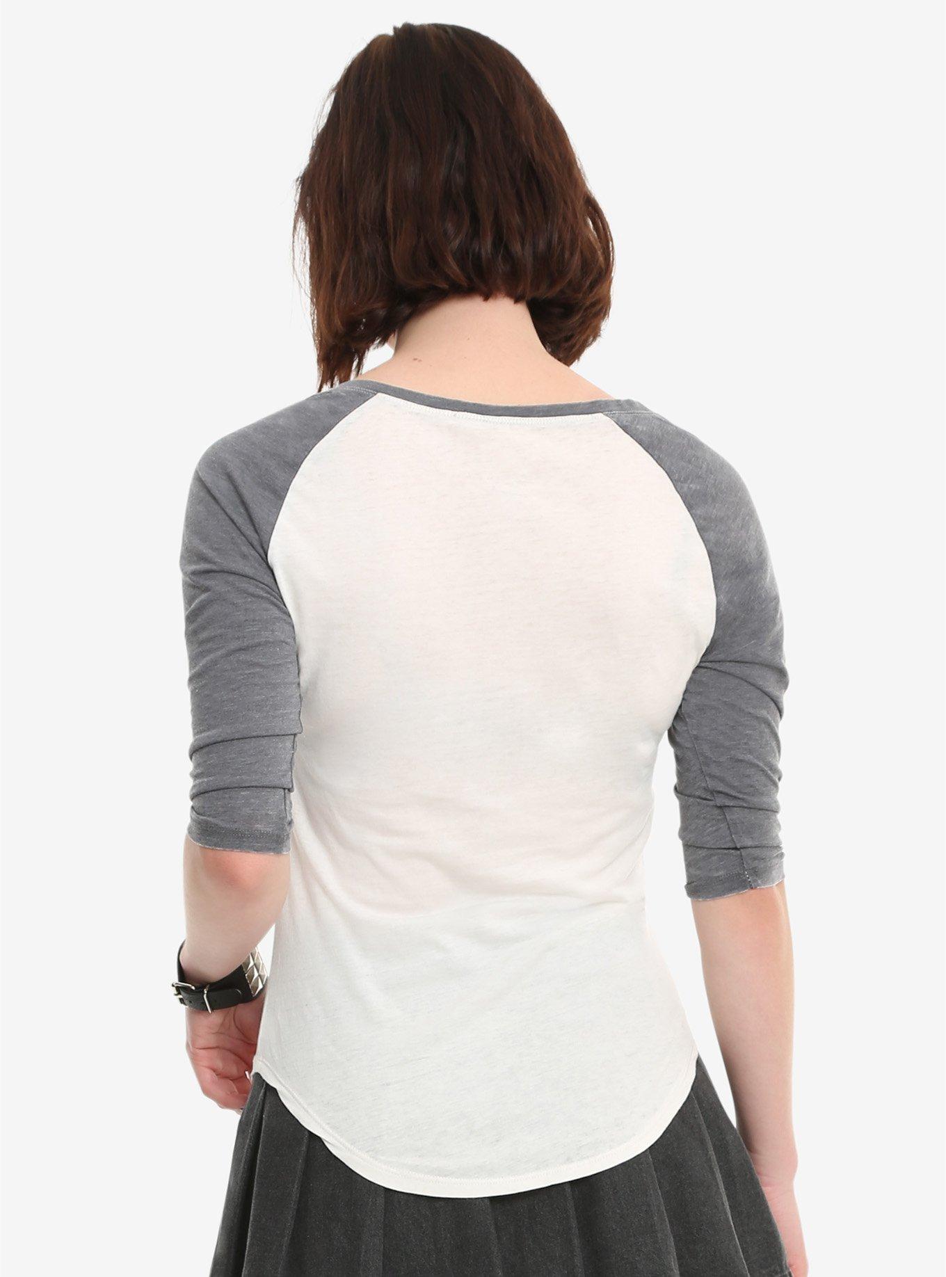 Pinky And The Brain Surrounded By Idiots Girls Raglan, , alternate