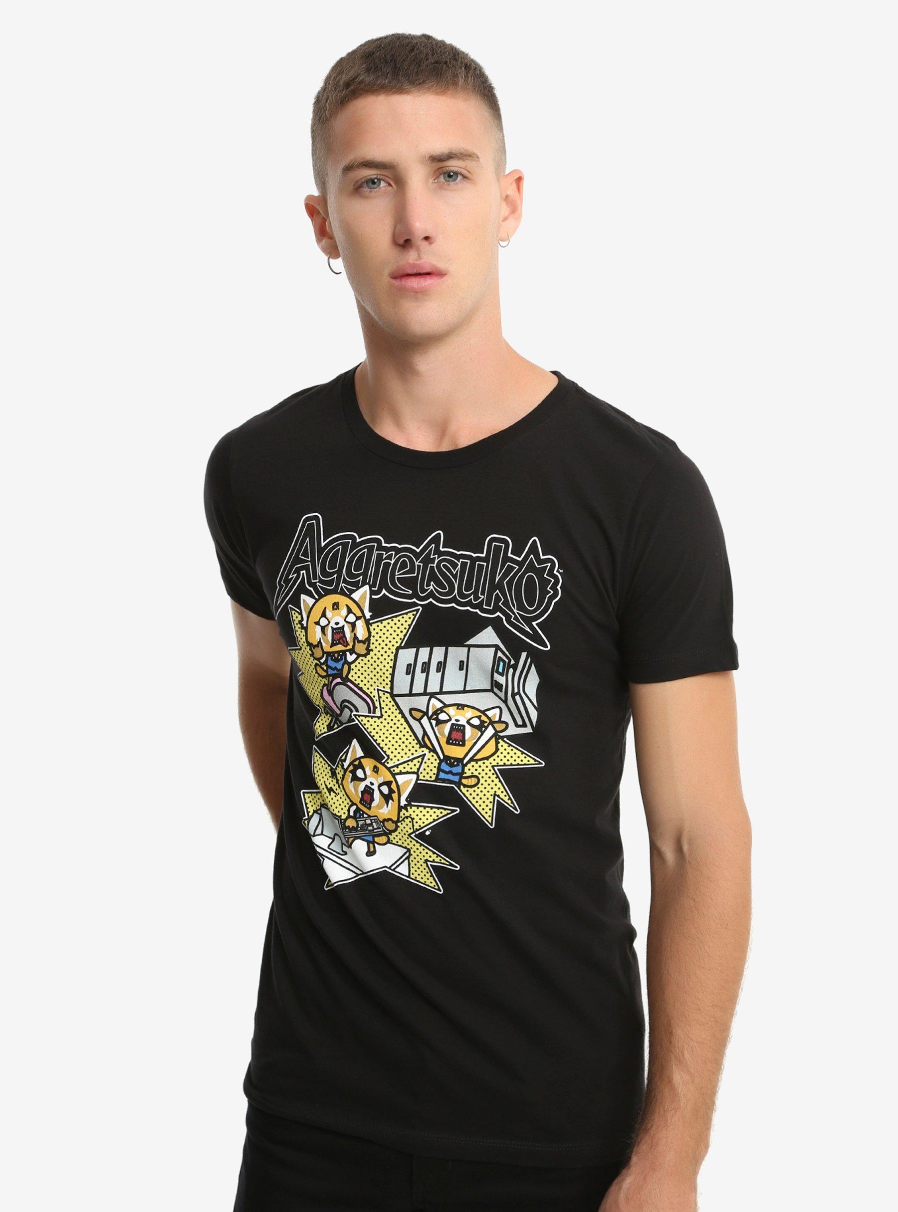 Aggretsuko Office Rage T-Shirt, , alternate