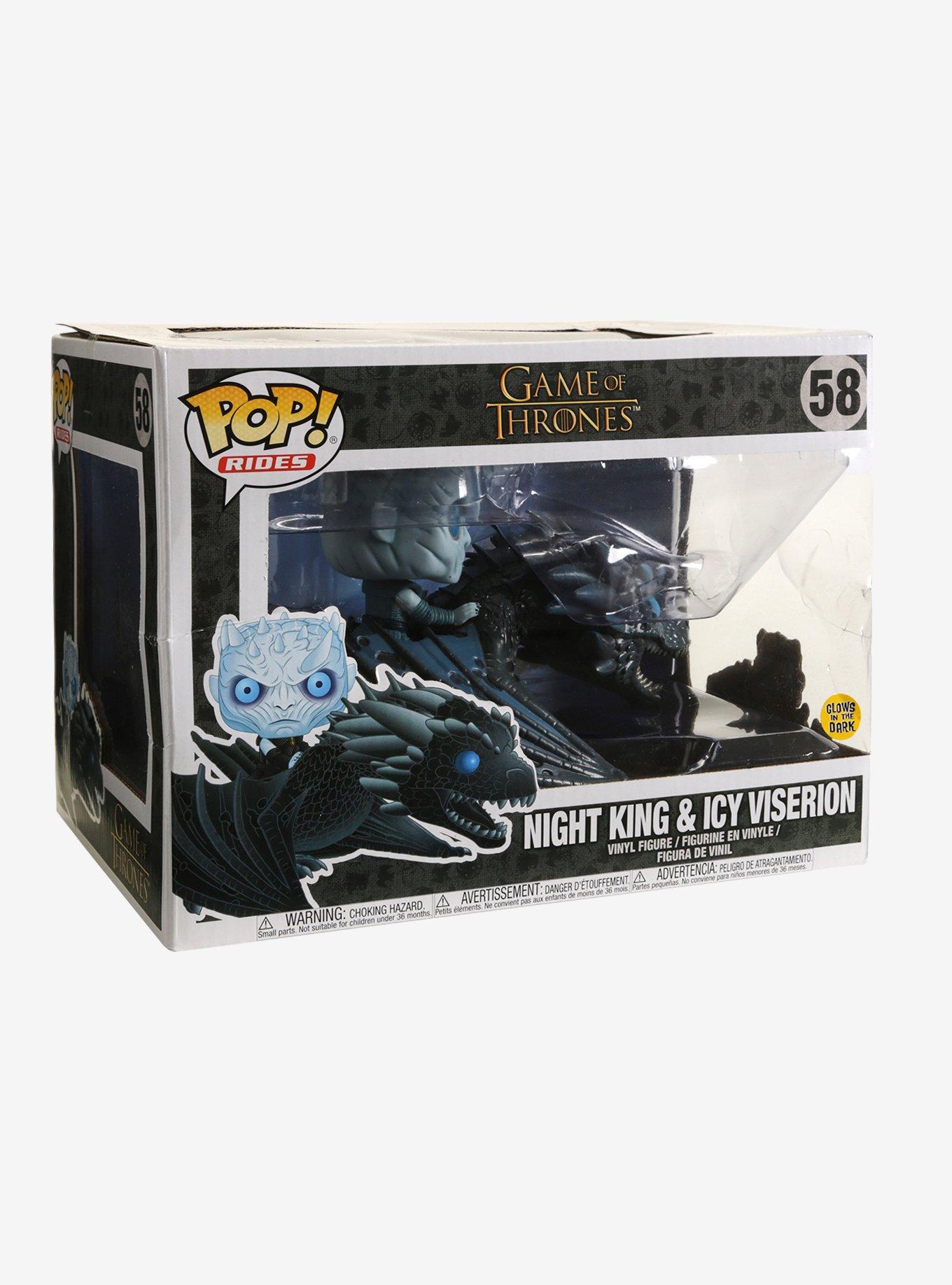 Funko Pop! Rides Game Of Thrones Night King & Icy Viserion Vinyl Figure, , alternate